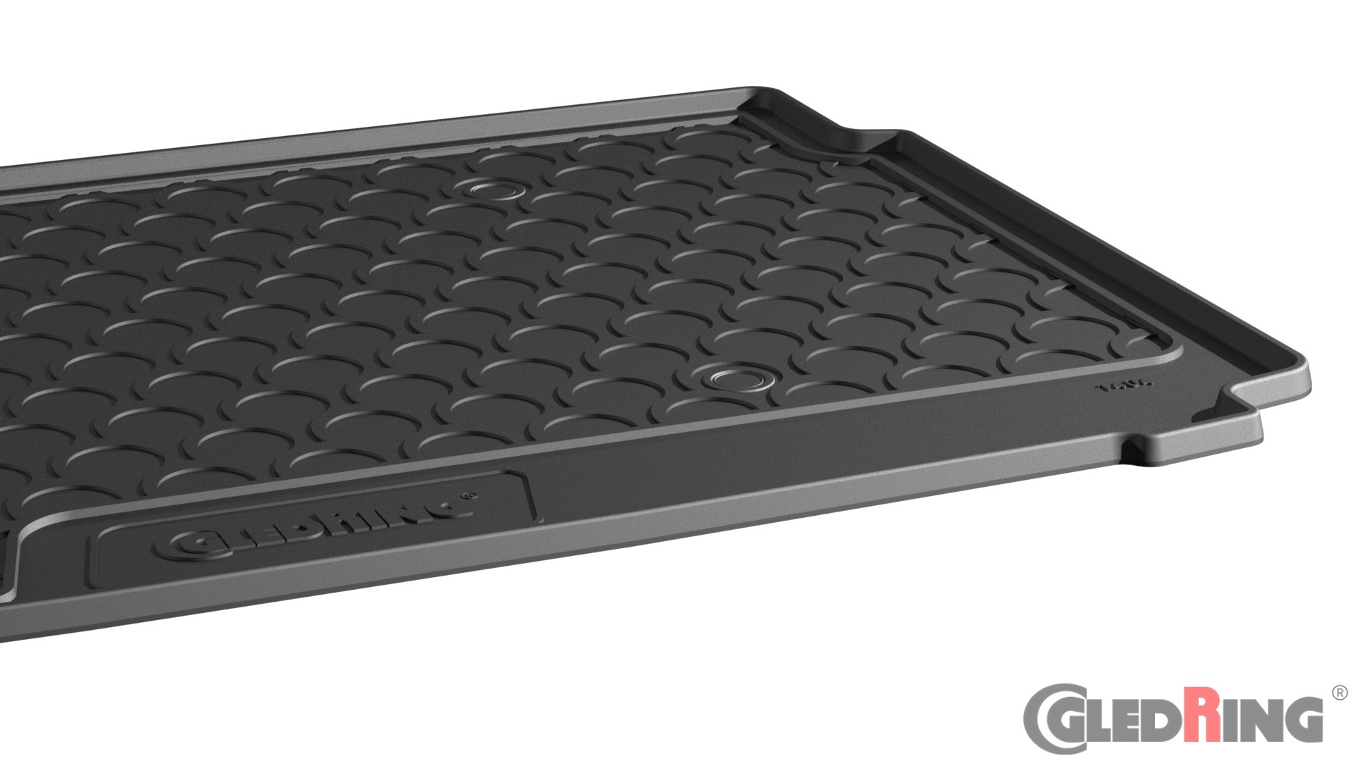 Original Gledring Premium Gummi Kofferraummatte - OPEL Mokka tiefer Boden 2021->